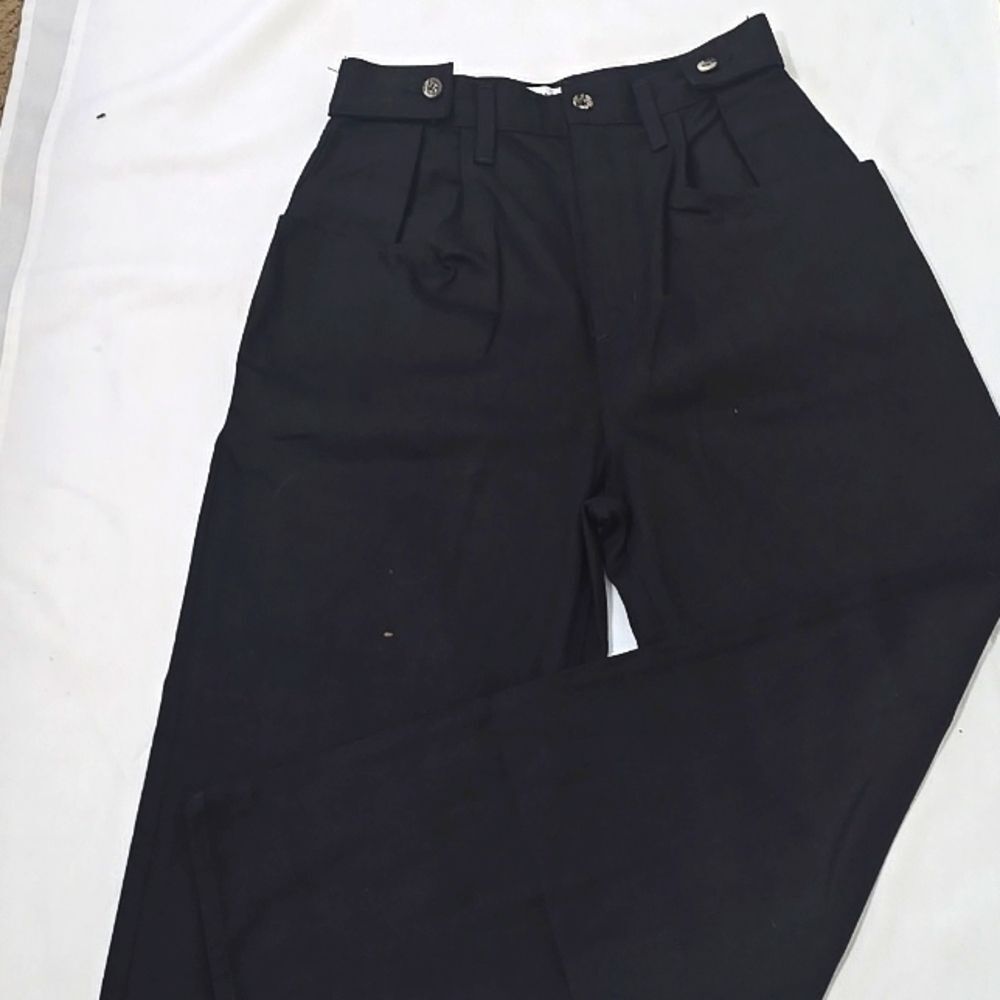 Agolde Chino Utility Wide Leg Balloon Pants Black 25